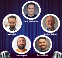 Fünf auf einen Streich: Türkischer Stand-up-Abend - Auf türkisch!